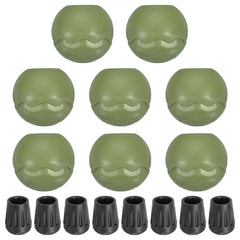 PATIKIL ball-cap chair feet stabilize seating on sand and grass.