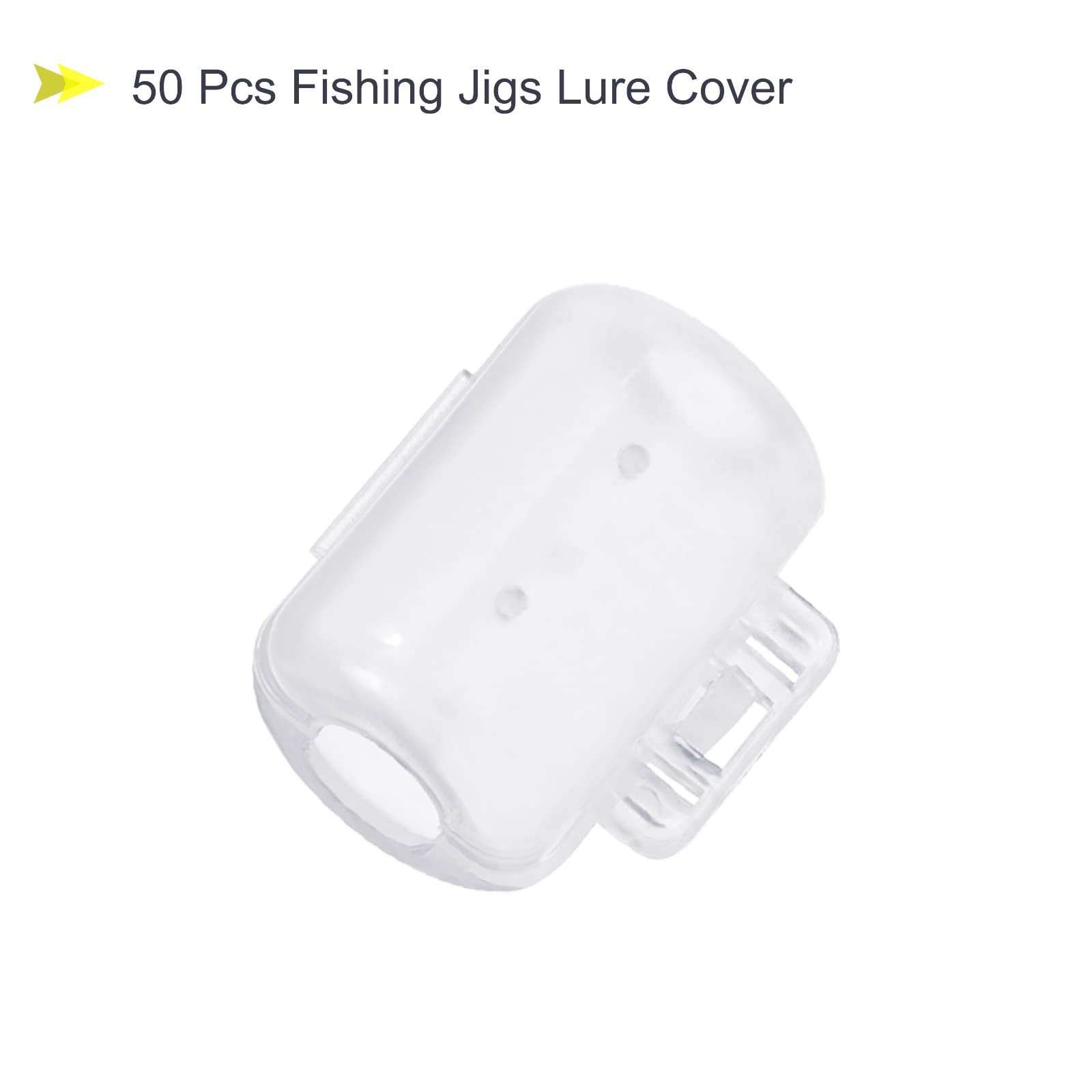 PATIKIL clear plastic material highlights lightweight, durable protection for hooks