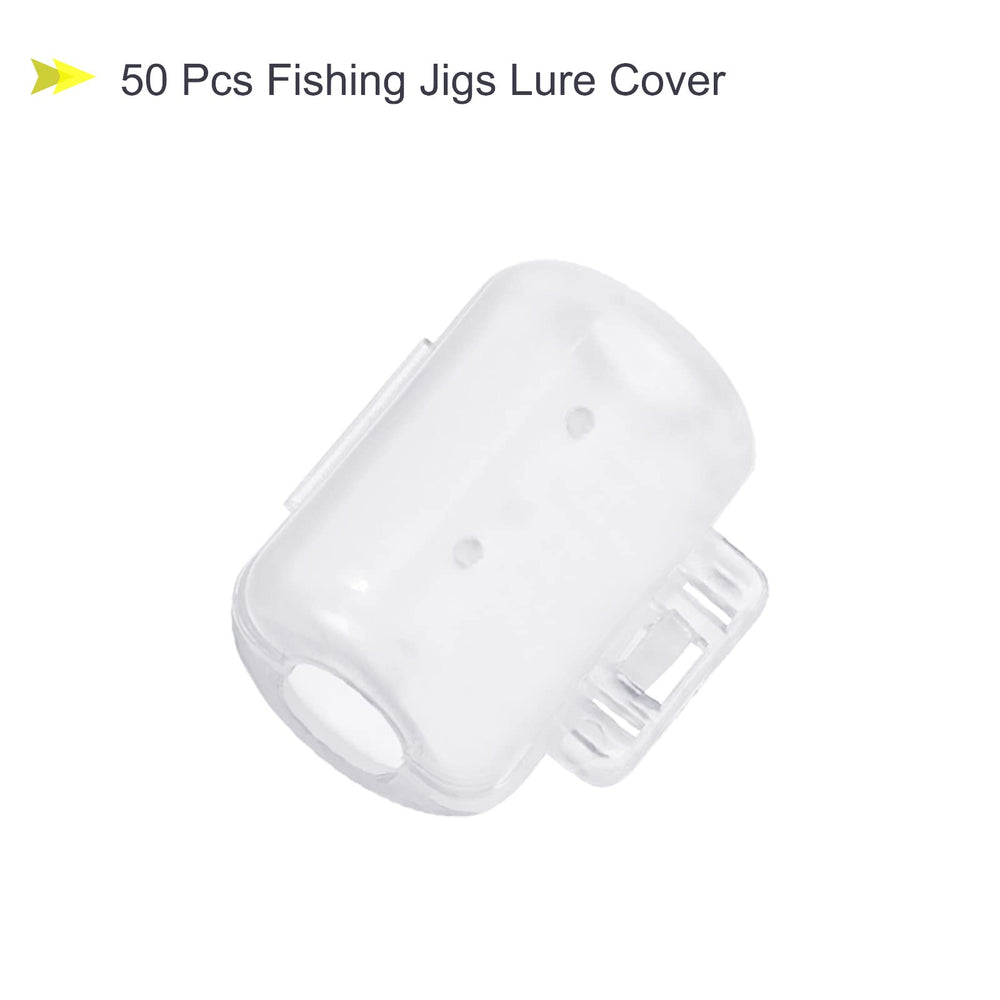 PATIKIL clear plastic material highlights lightweight, durable protection for hooks
