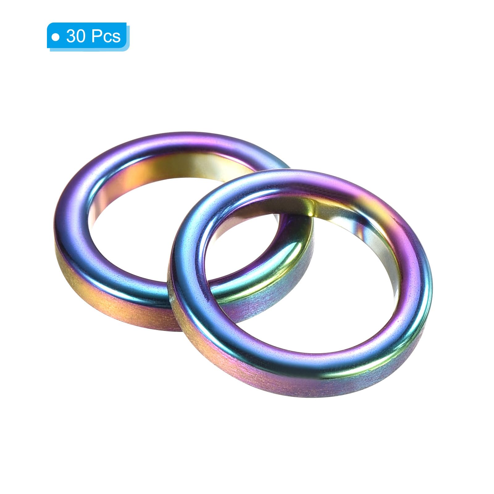 PATIKIL colorful ceramic guide rings emphasized by vibrant hues