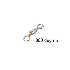 PATIKIL compact 9mm barrel swivel for versatile saltwater and freshwater setups.