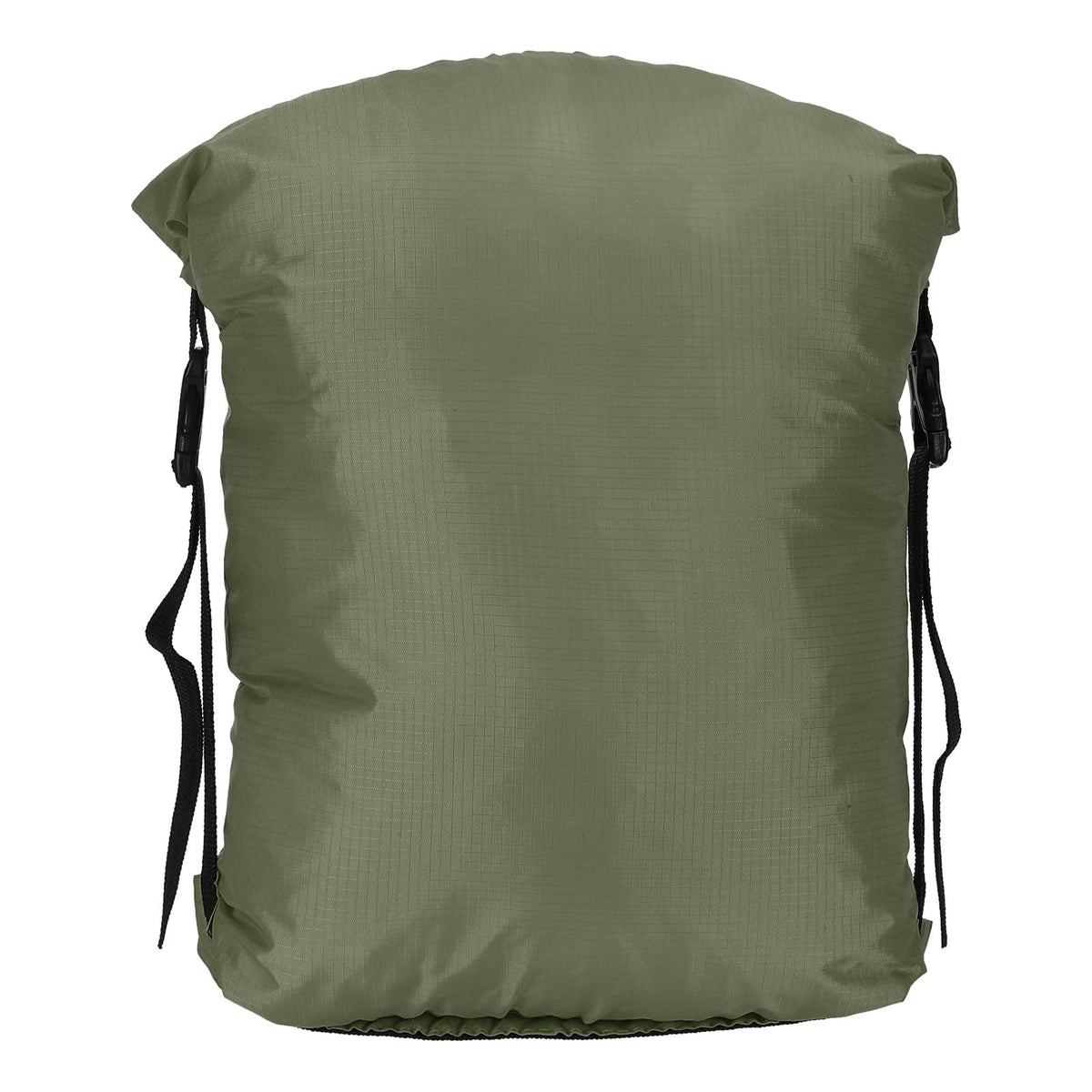 PATIKIL compression sack army green folded for space-saving storage