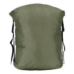 PATIKIL compression sack army green folded for space-saving storage