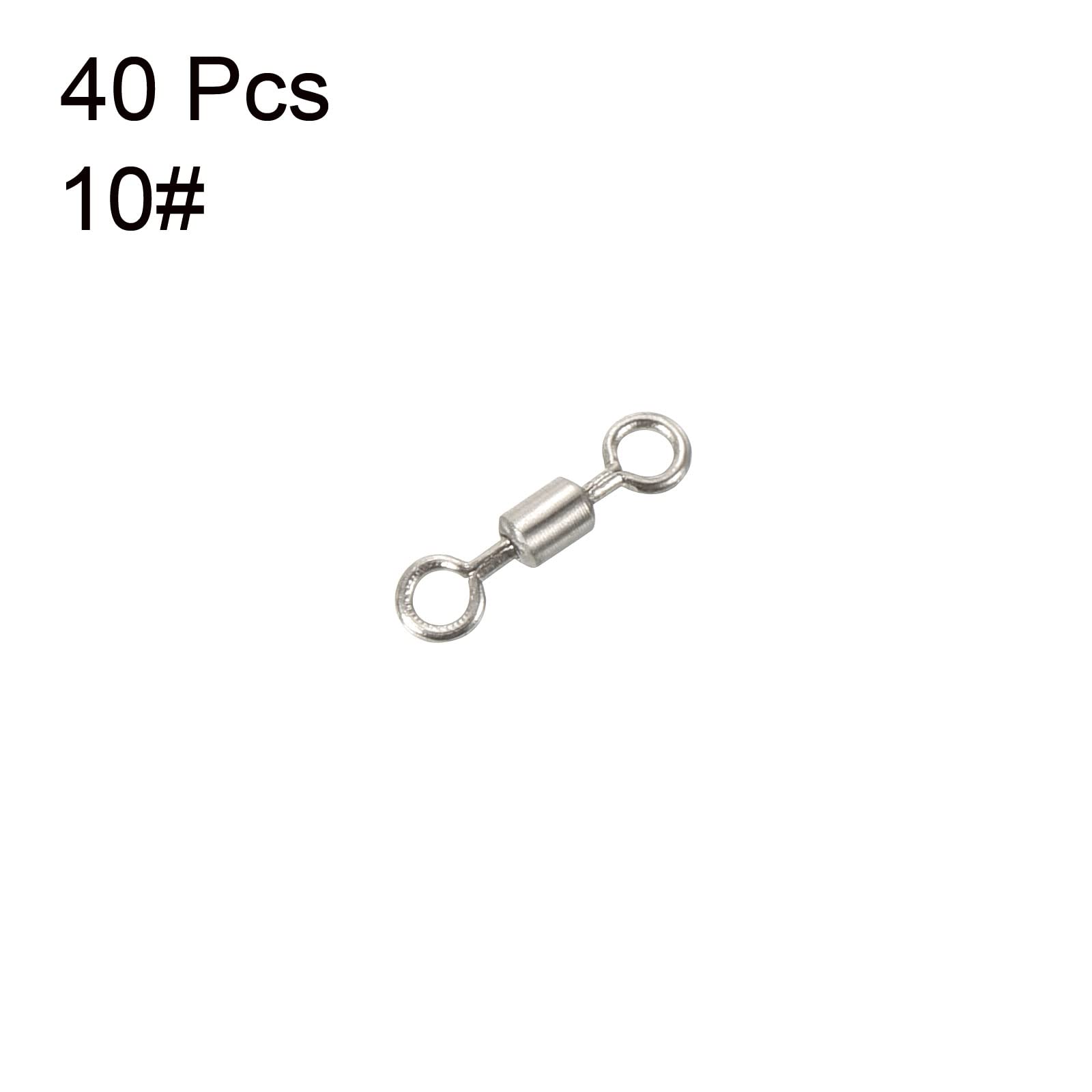 PATIKIL copper barrel swivel with polished surface protects line during casts.