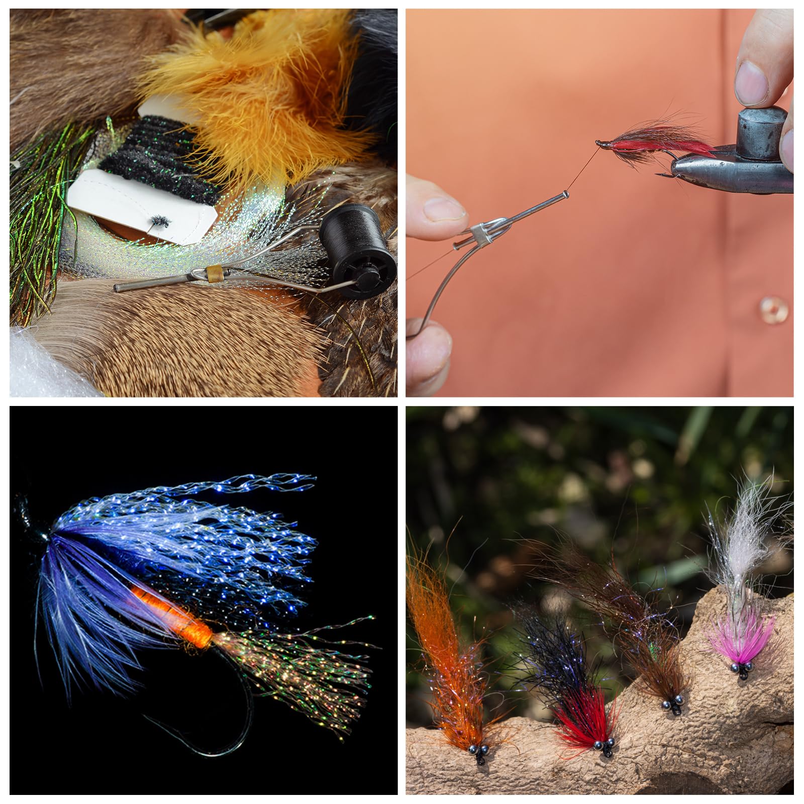 12-pack of 35 cm Crystal Flash lines for lures.