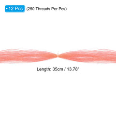 PATIKIL pink spiral thread dressing boosts lure visibility in water.