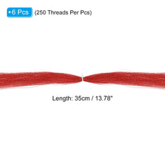 PATIKIL Crystal Flash red lure dressing closeup showing durability and color