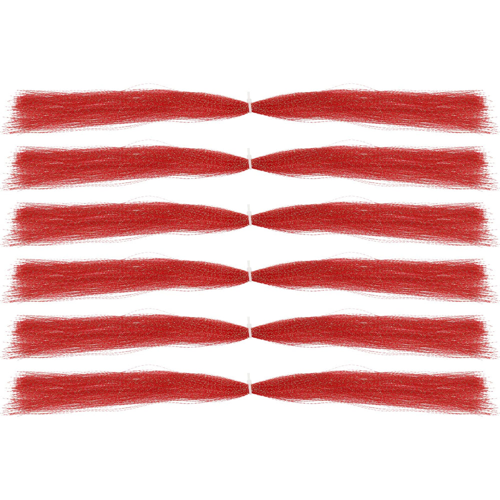 PATIKIL Crystal Flash red threads for lure dressing enhancing visibility
