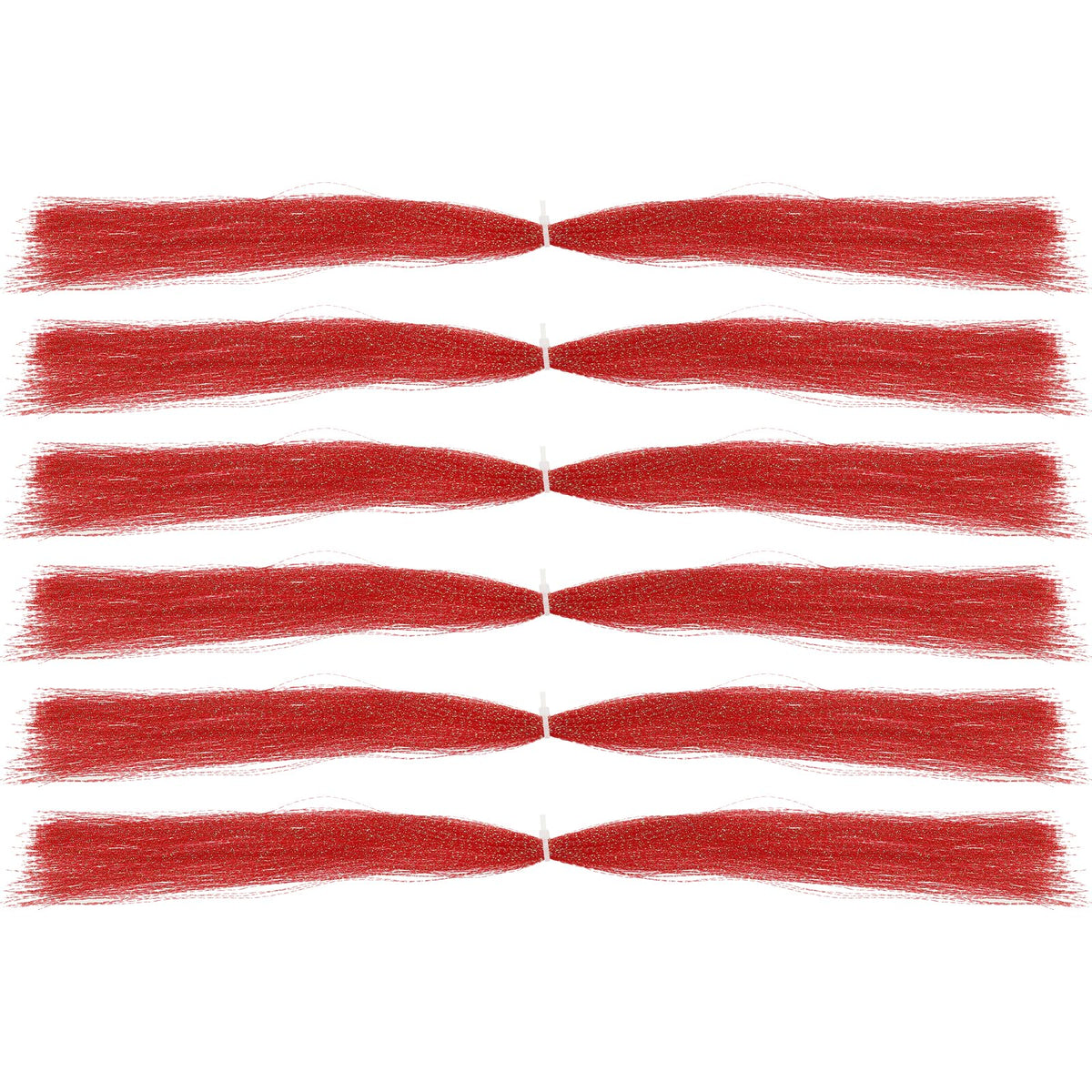 PATIKIL Crystal Flash red threads for lure dressing enhancing visibility