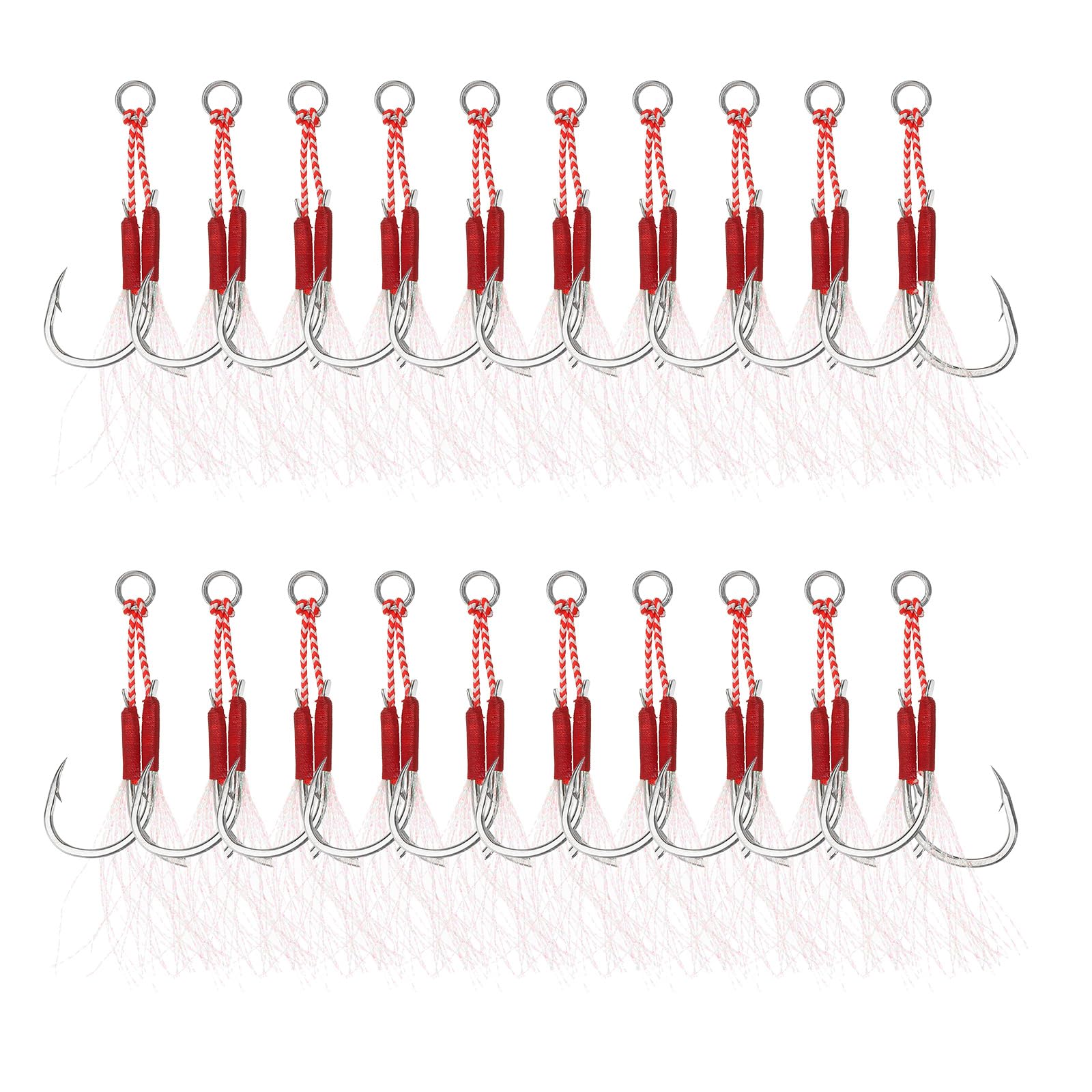 PATIKIL double hooks on lure for improved visibility and hooking efficiency