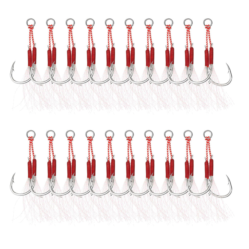 PATIKIL double hooks on lure for improved visibility and hooking efficiency