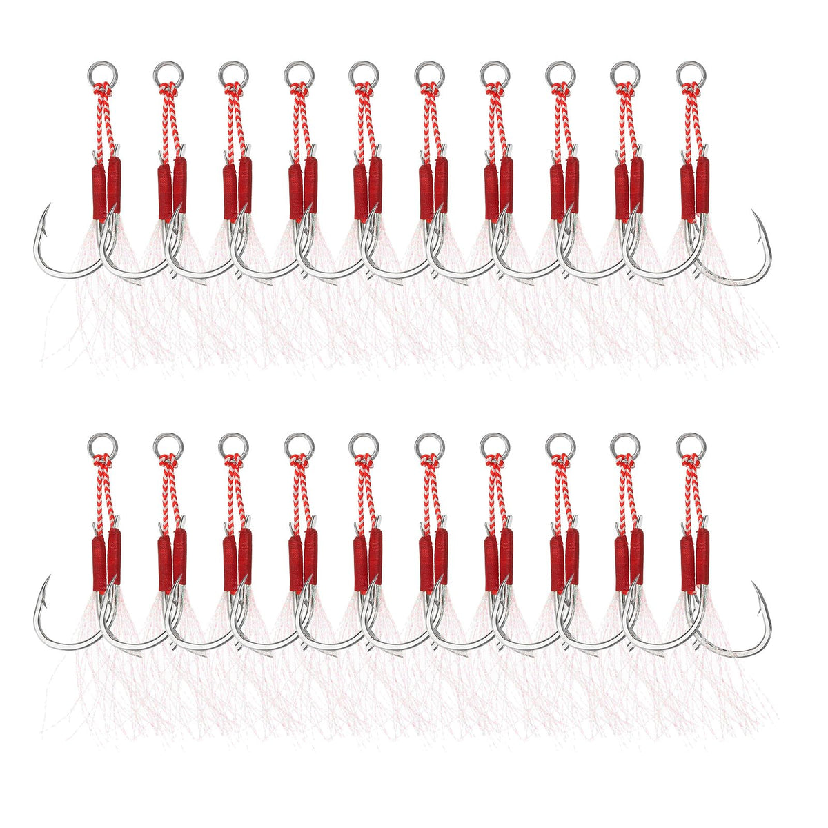 PATIKIL double hooks on lure for improved visibility and hooking efficiency