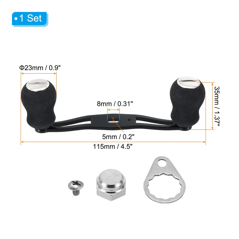 PATIKIL double knob grip enhances control and comfort during long casts