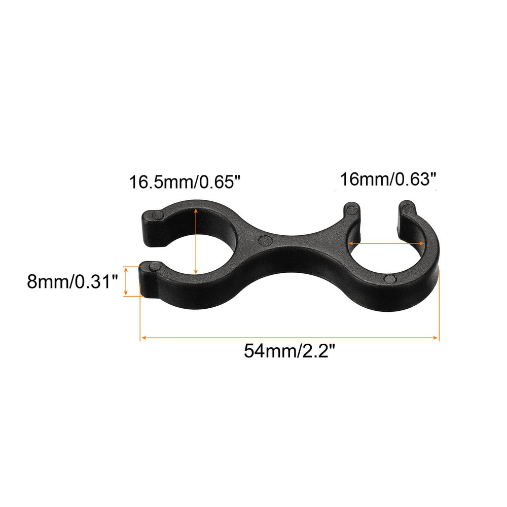 PATIKIL double-rod buckle connectors securely hold poles for easy transport.