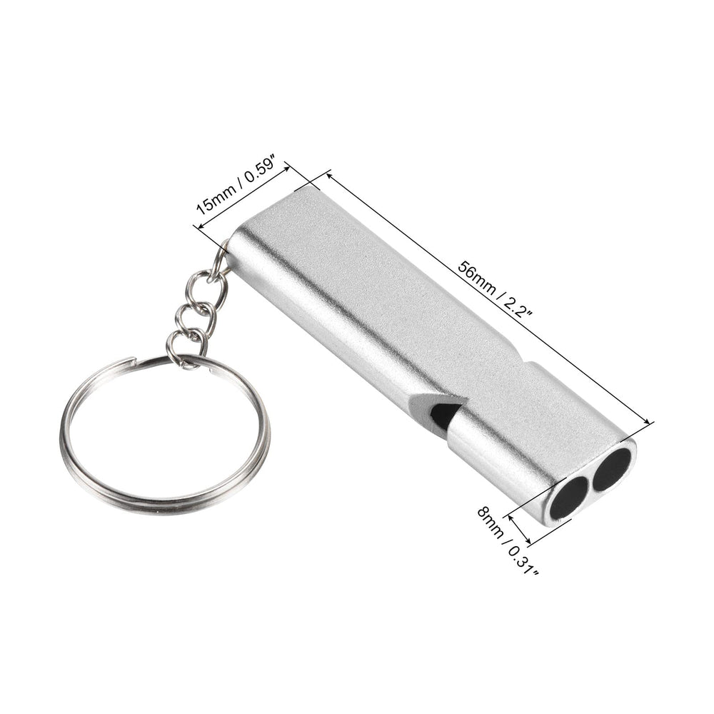 PATIKIL double-tube whistle provides louder signals over long distances.
