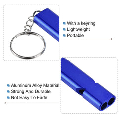 PATIKIL dual-chamber whistle delivers clear sound for signaling at a distance.