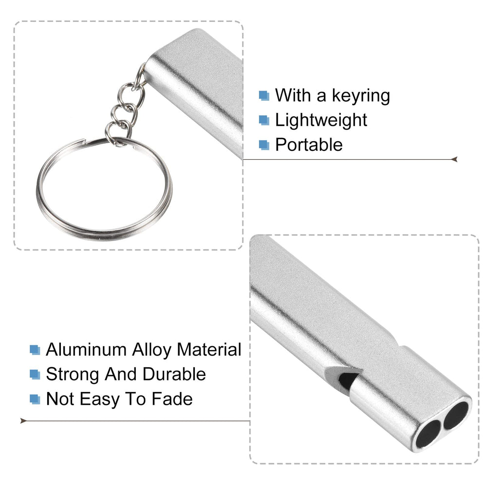 PATIKIL dual-chamber whistle with sharp, far-reaching sound.