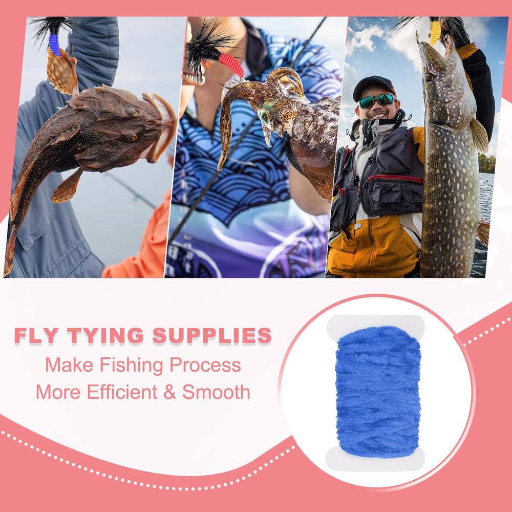 PATIKIL fly tying thread fiber is easy to handle across tying techniques.