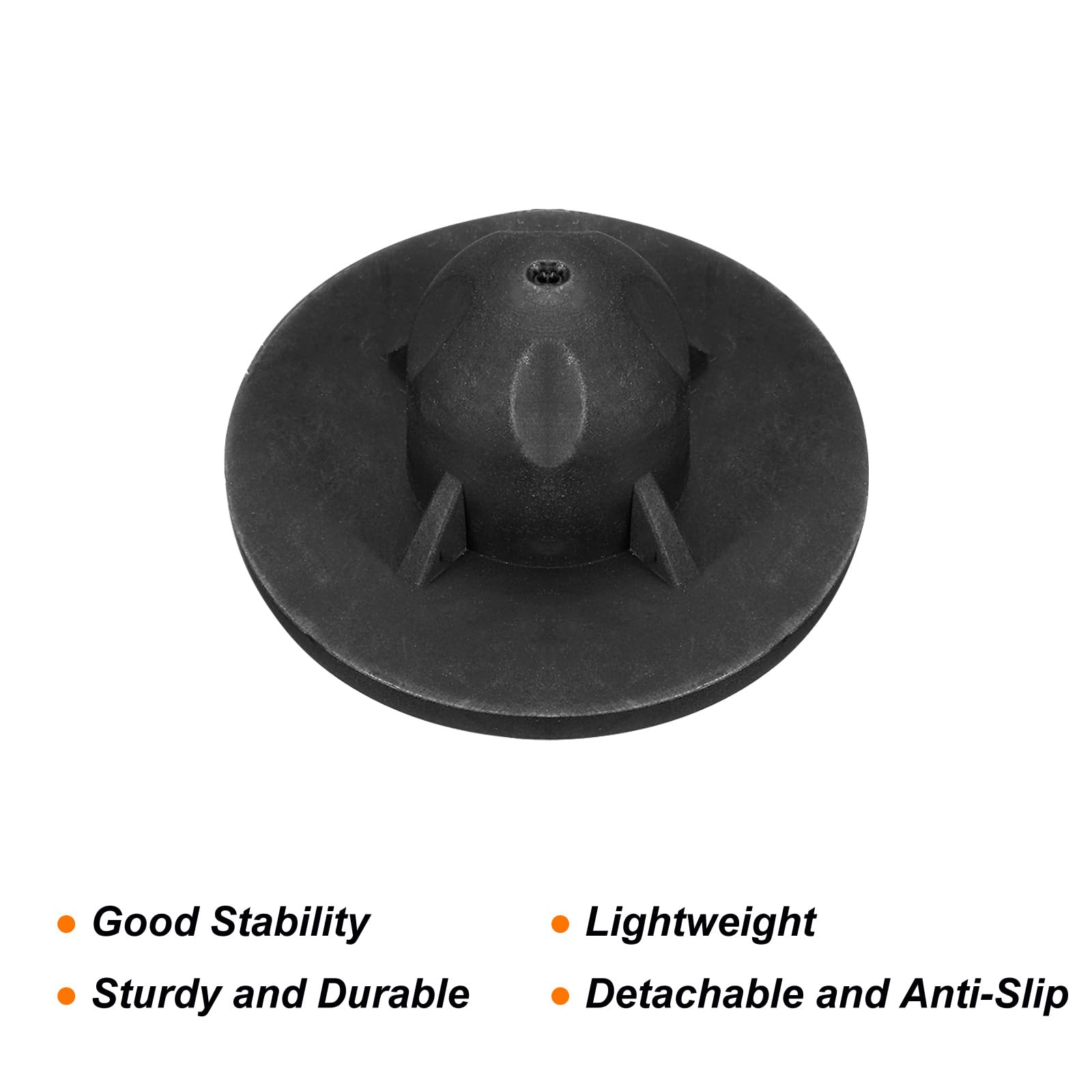 PATIKIL durable plastic foot provides lightweight stability