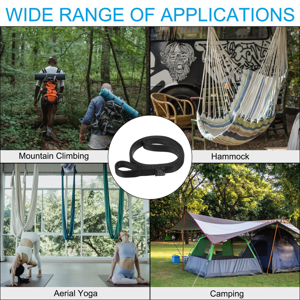 PATIKIL durable polyester slings ensure reliable performance with reinforced stitching