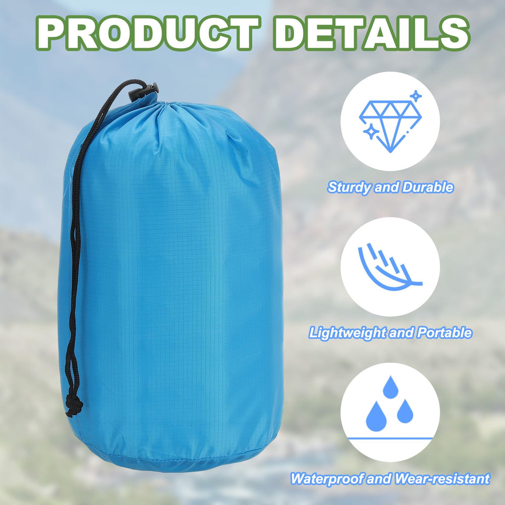 PATIKIL dust-flap blue sack protects contents during outings