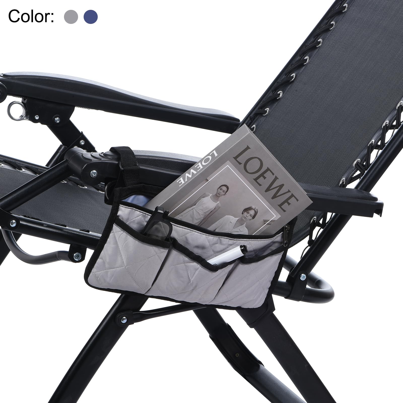 PATIKIL easy-install buckle straps secure the bag without tools