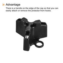 PATIKIL edge handle enables easy attachment and removal from hooks.