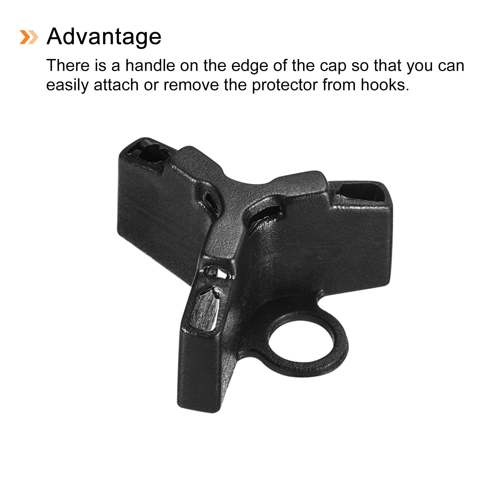 PATIKIL edge handle enables easy attachment and removal from hooks.