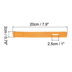 PATIKIL elastic rod strap orange close-up shows durable stretch