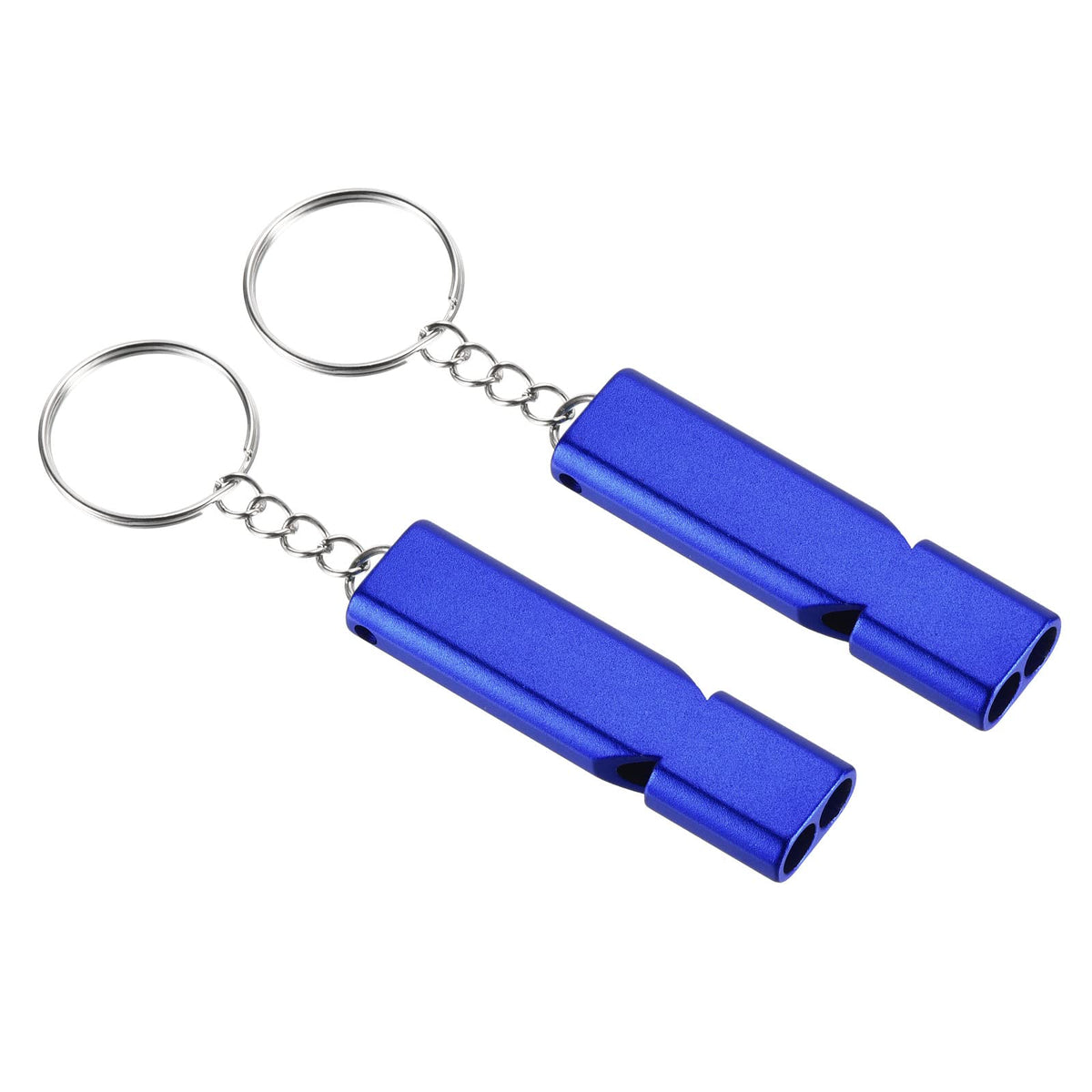 PATIKIL emergency whistle with double tubes for loud alerts during outdoor activities.