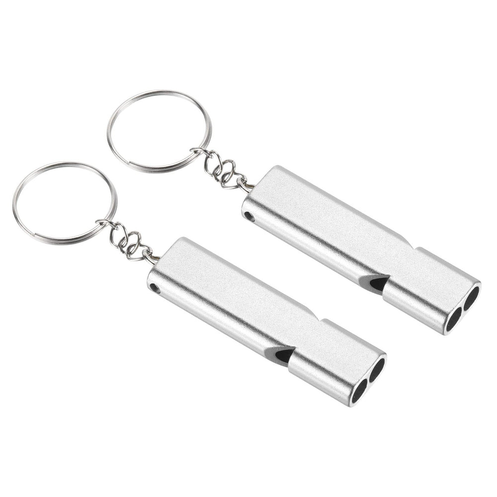 PATIKIL emergency whistle dual tubes for loud outdoor alerts.