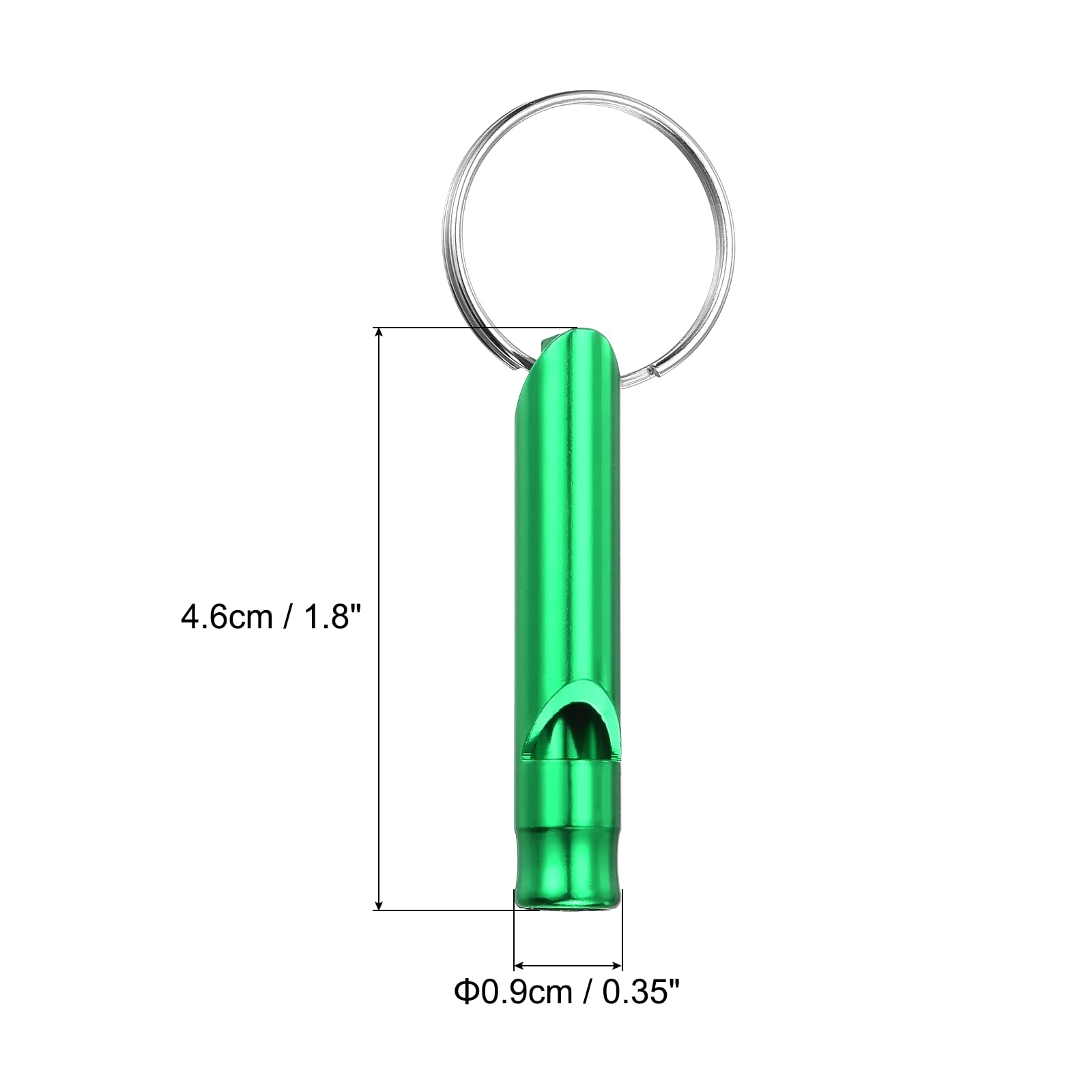 PATIKIL emergency whistle on a keychain for easy access during activities