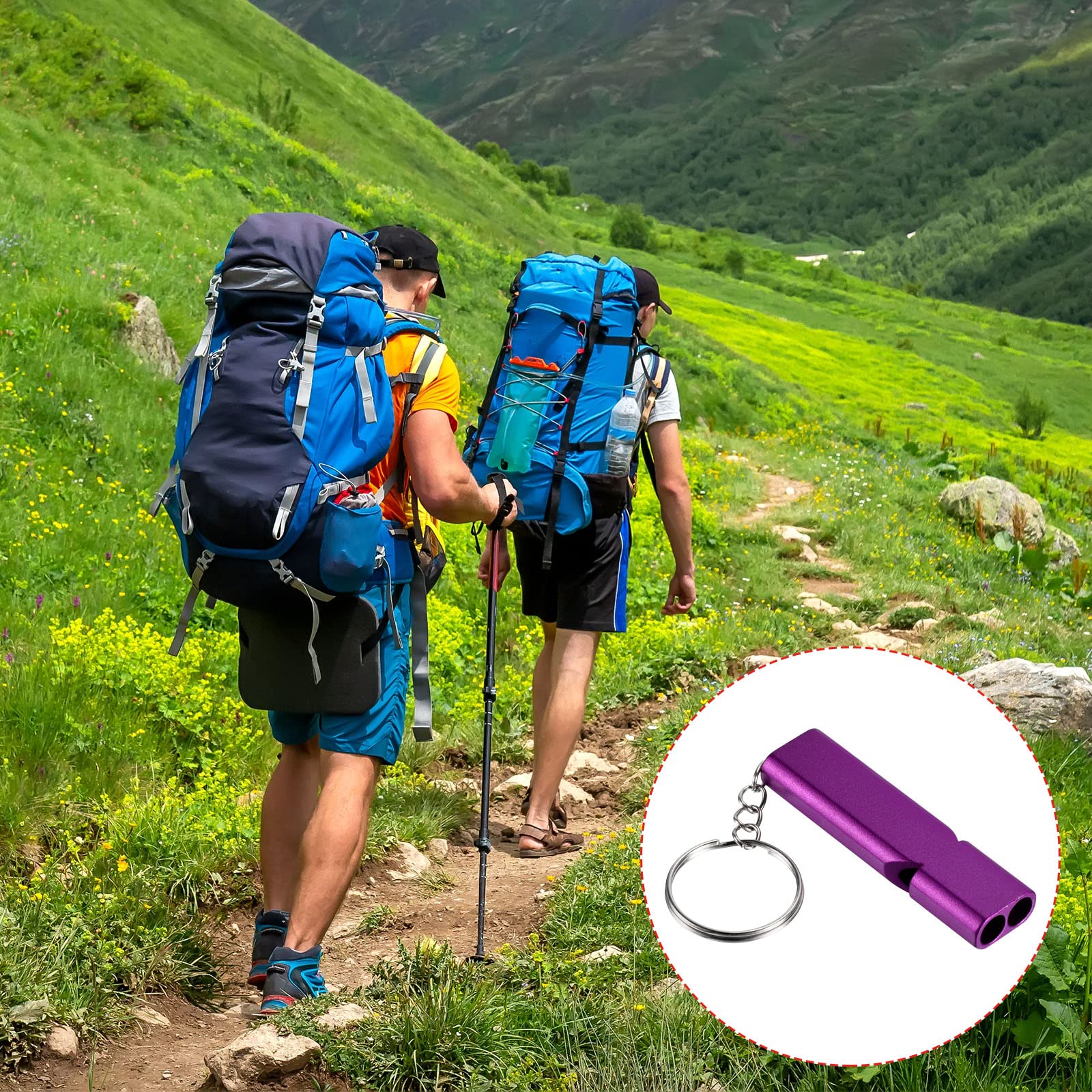 PATIKIL water-resistant whistle designed for all-weather outdoor use.