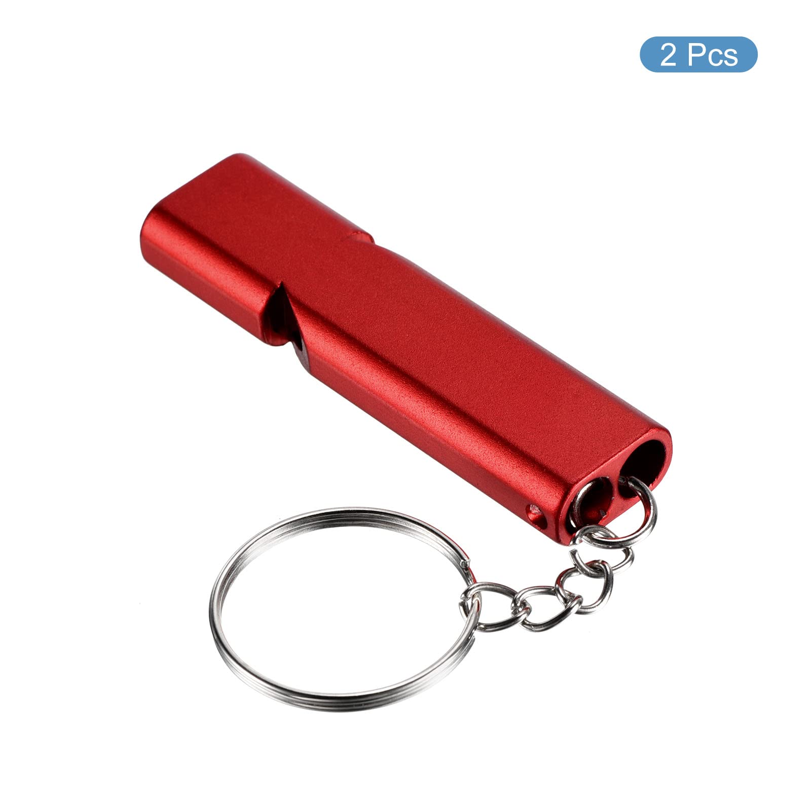 PATIKIL emergency whistle with keyring red for easy backpack carry