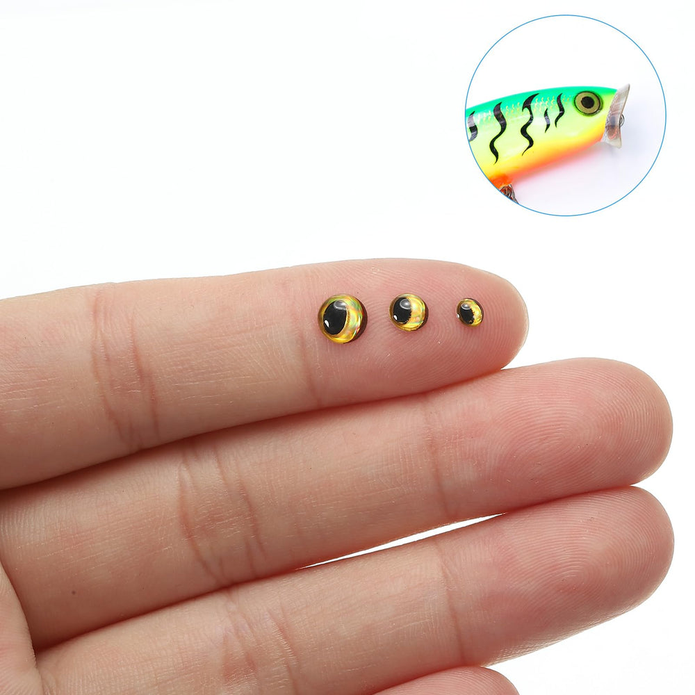 PATIKIL 3mm eyes help DIY lures stand out in crowded water.
