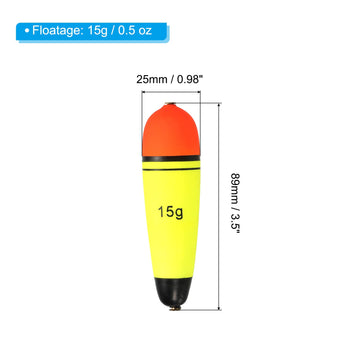 PATIKIL EVA yellow float emphasizes visibility in sea and freshwater