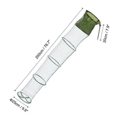 PATIKIL fine mesh keep net maintains water flow and keeps catch lively.