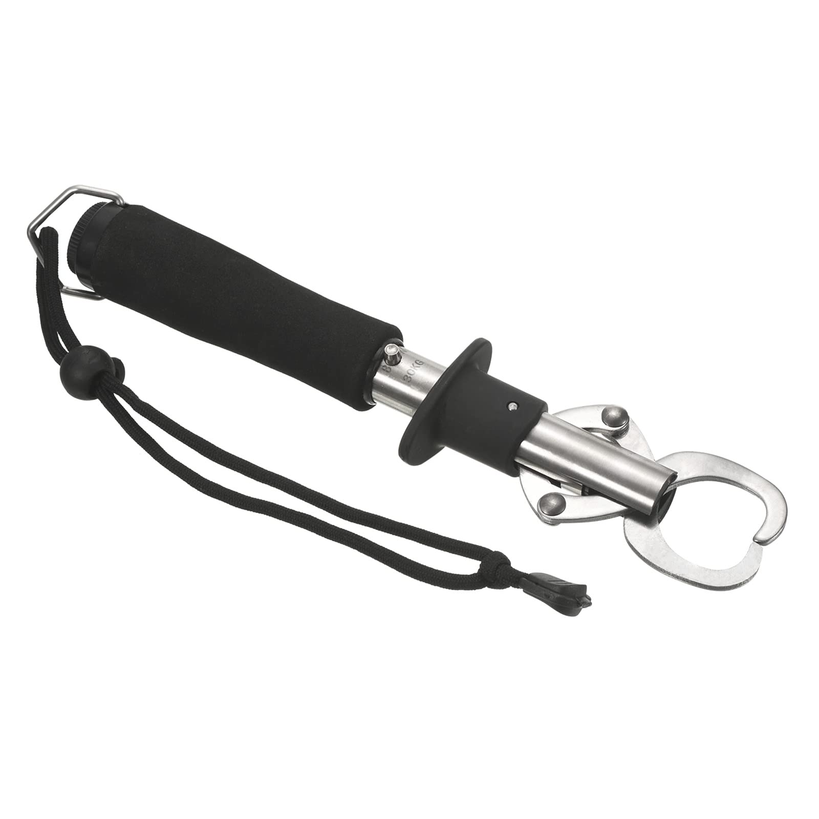 PATIKIL Fish Lip Gripper with Scale in Black - 66LB capacity