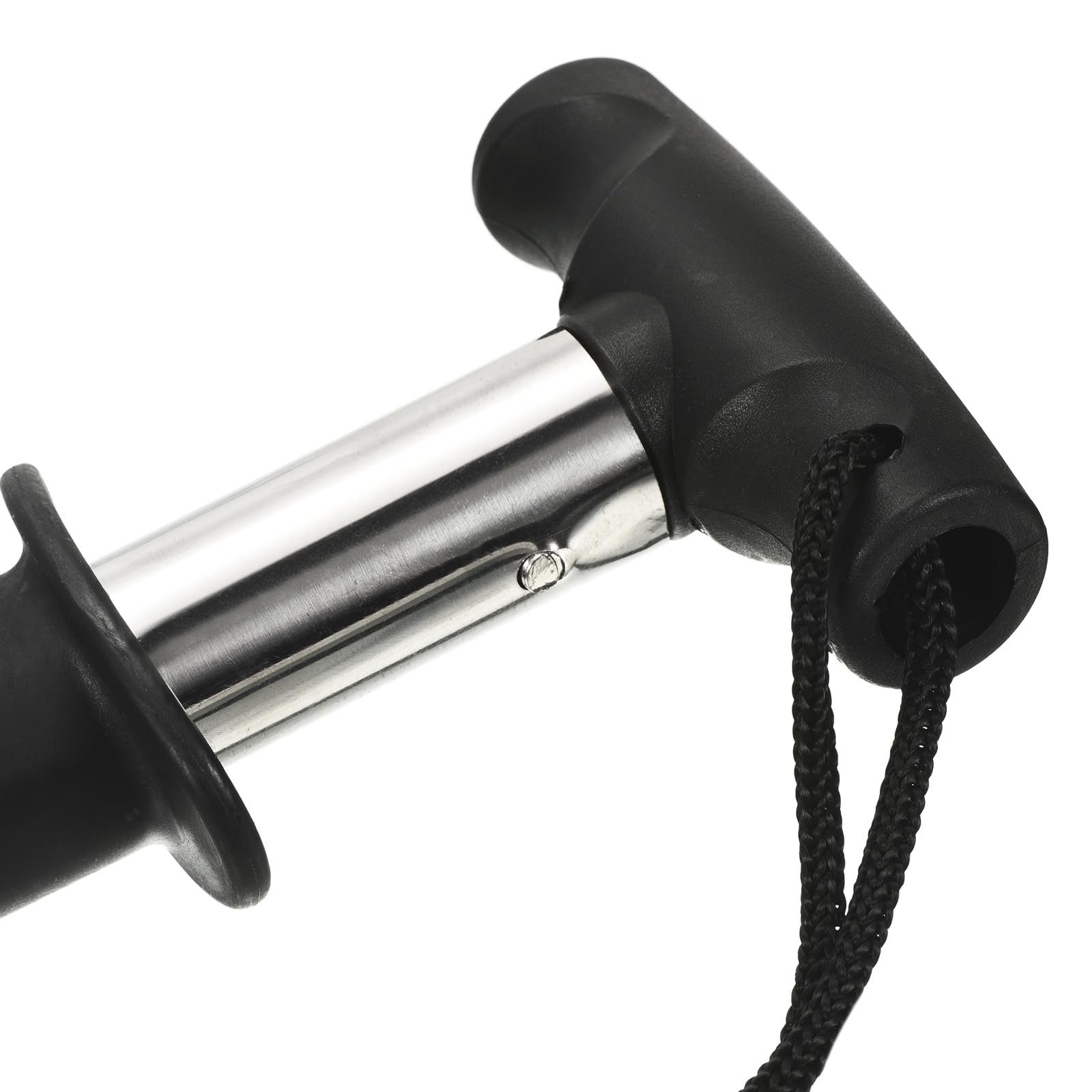 Ergonomic ABS T-shape handle with adjustable wrist strap