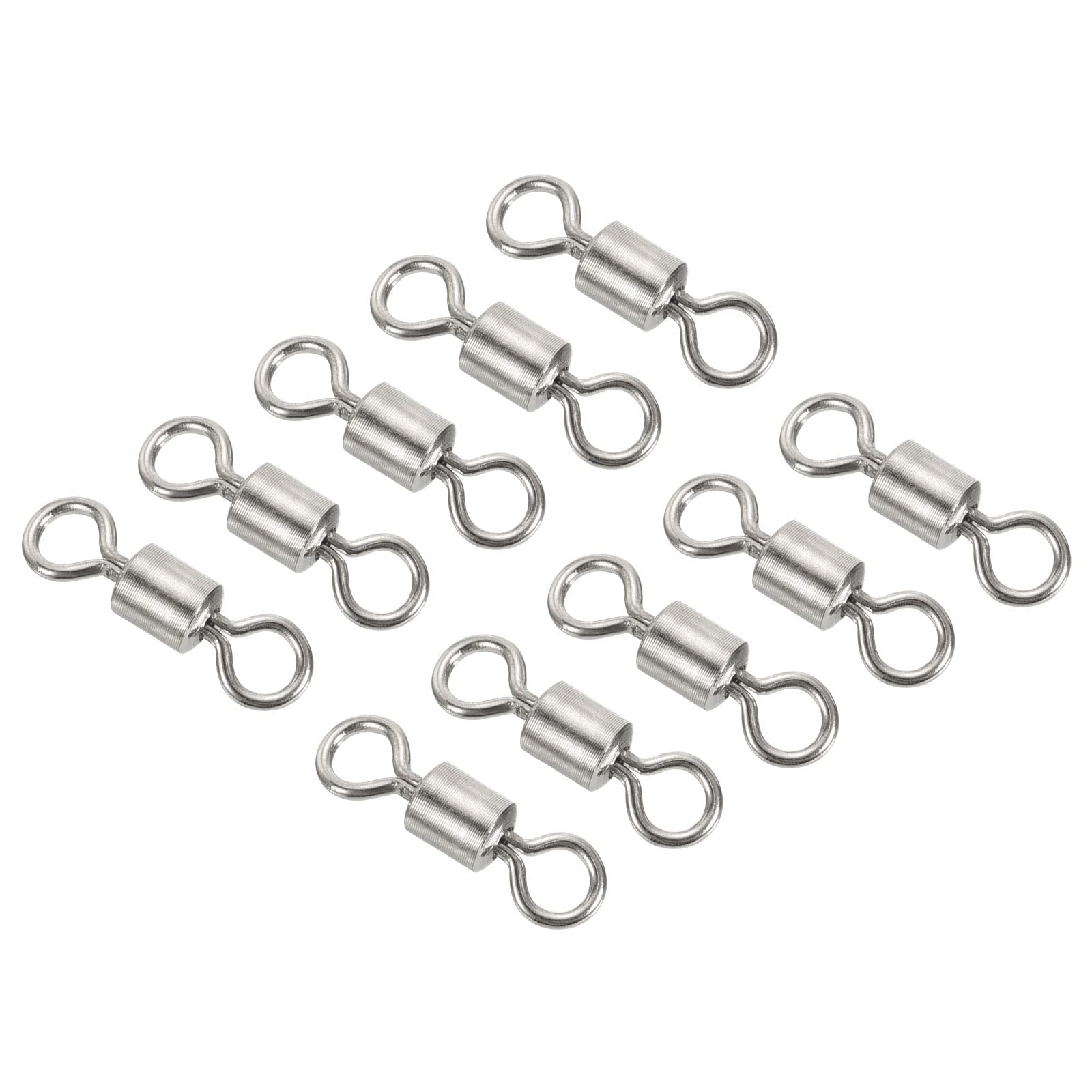 PATIKIL copper barrel swivel close-up with polished finish and 125 lb strength.