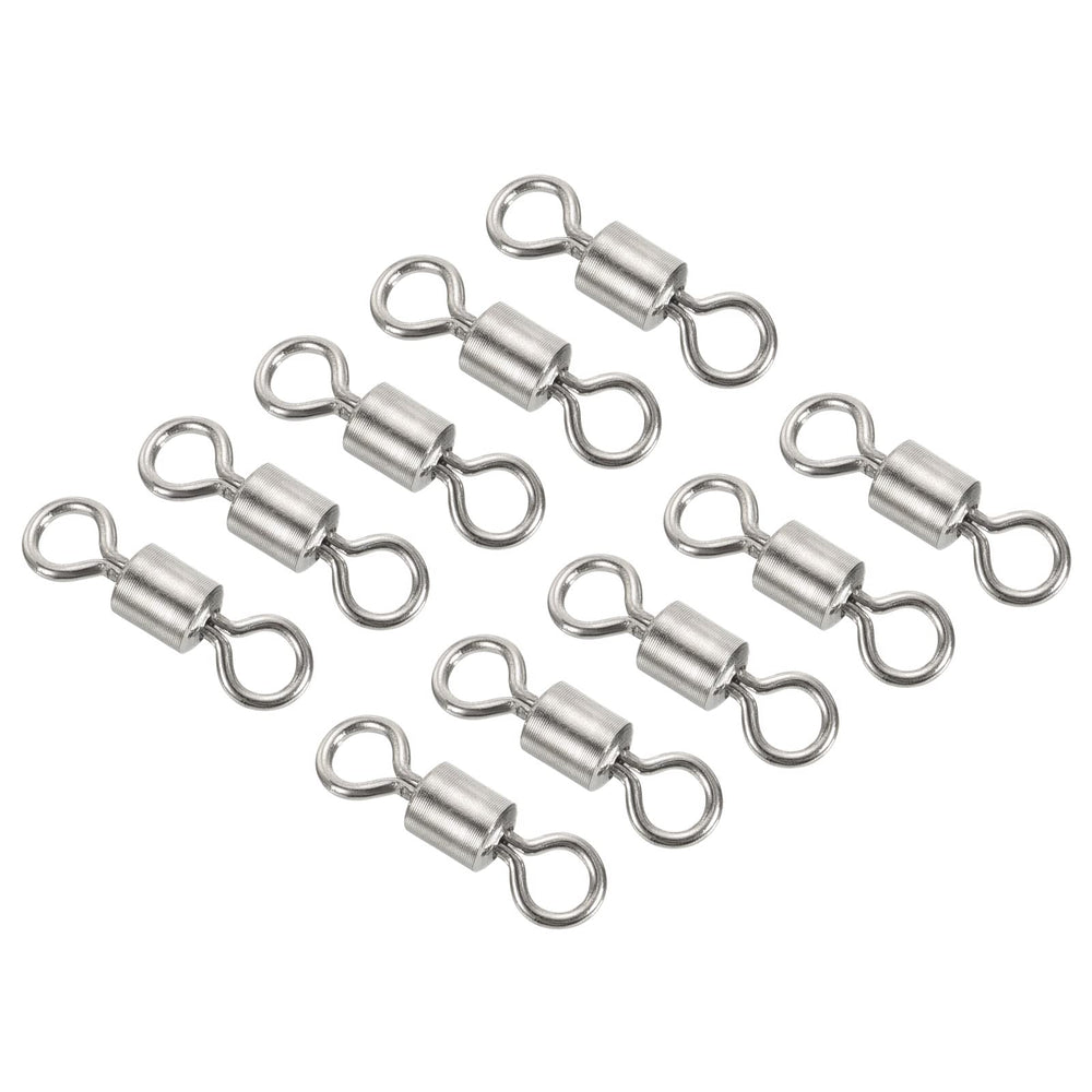 PATIKIL copper barrel swivel close-up with polished finish and 125 lb strength.