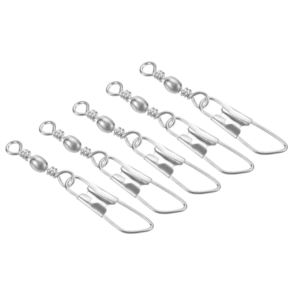 PATIKIL fishing barrel swivel with interlock snap for secure lure connections and easy swaps.