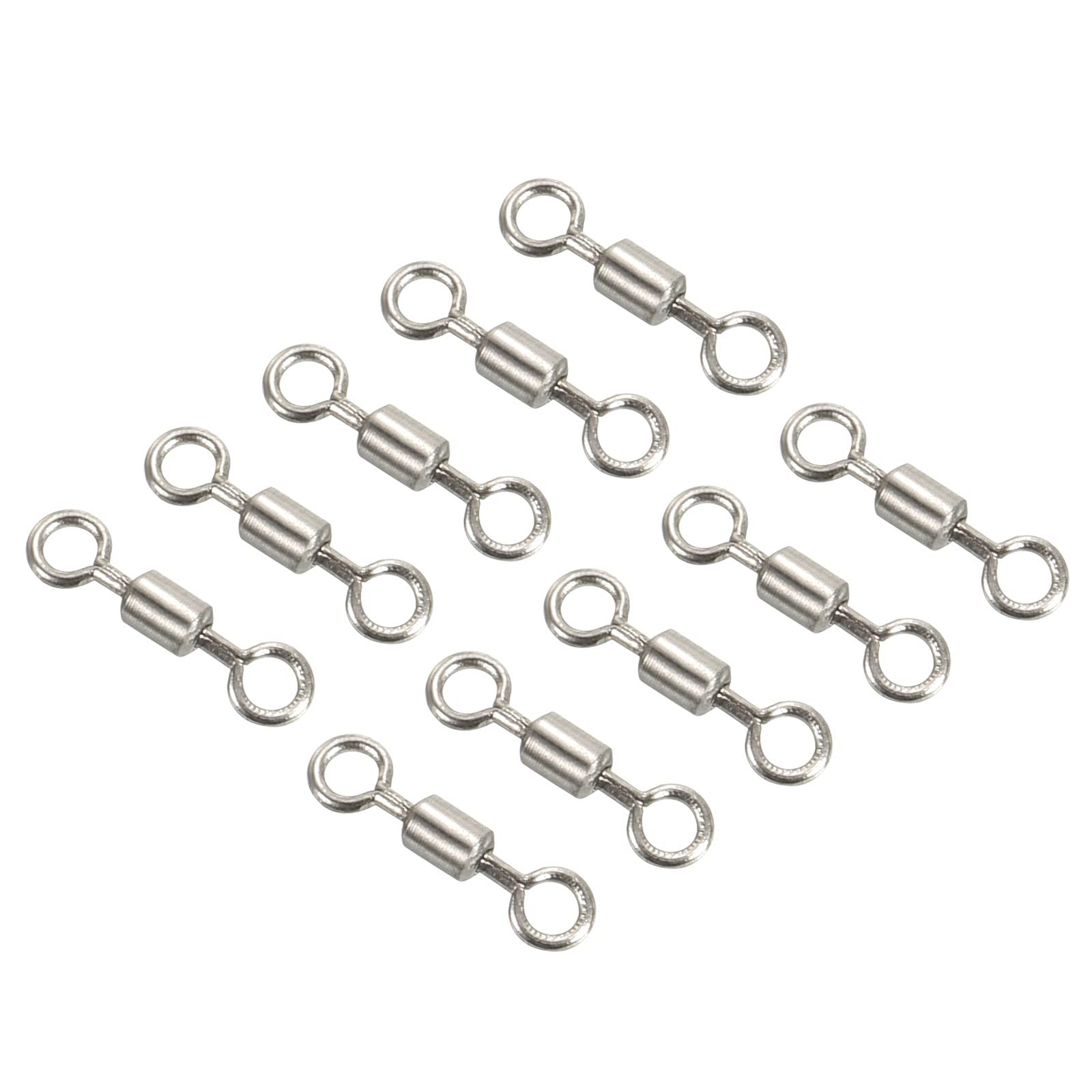 PATIKIL fishing barrel swivel in copper-silver for smooth line flow and reduced tangling.