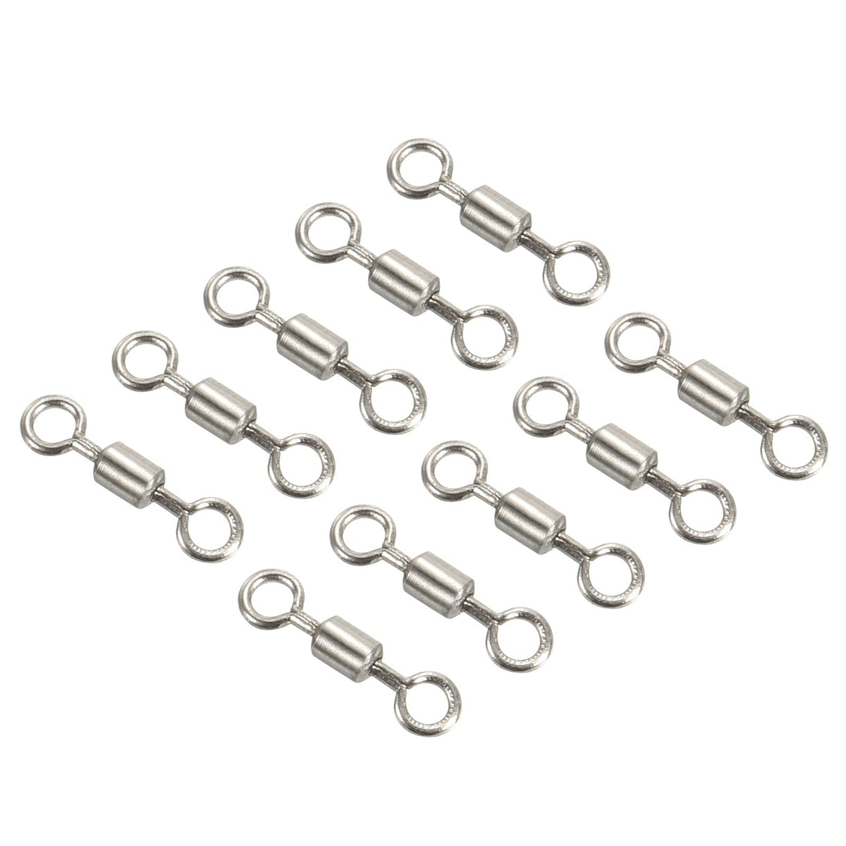 PATIKIL fishing barrel swivel in copper-silver for smooth line flow and reduced tangling.
