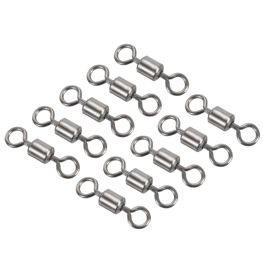 PATIKIL fishing barrel swivels 40-pack with polished copper finish for tangle-free lines.