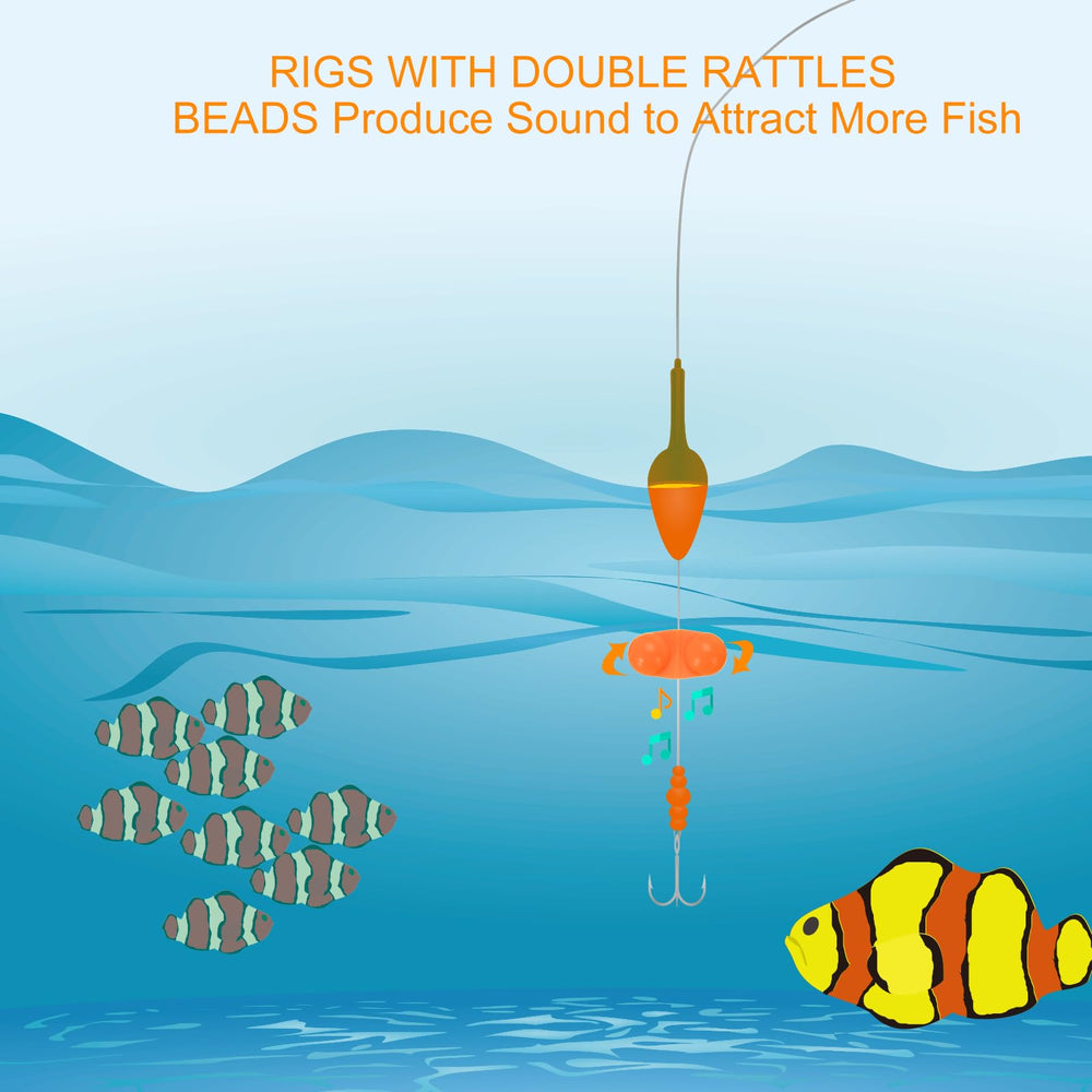 PATIKIL beads glowing to enhance lure visibility