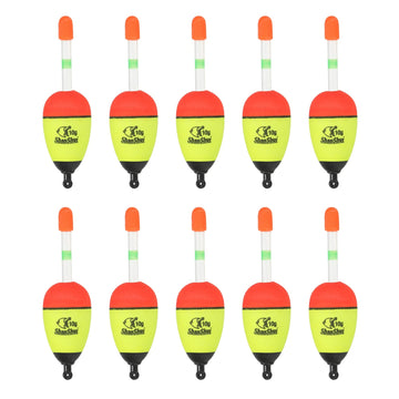 PATIKIL fishing bobbers yellow pack for clear bite detection on water