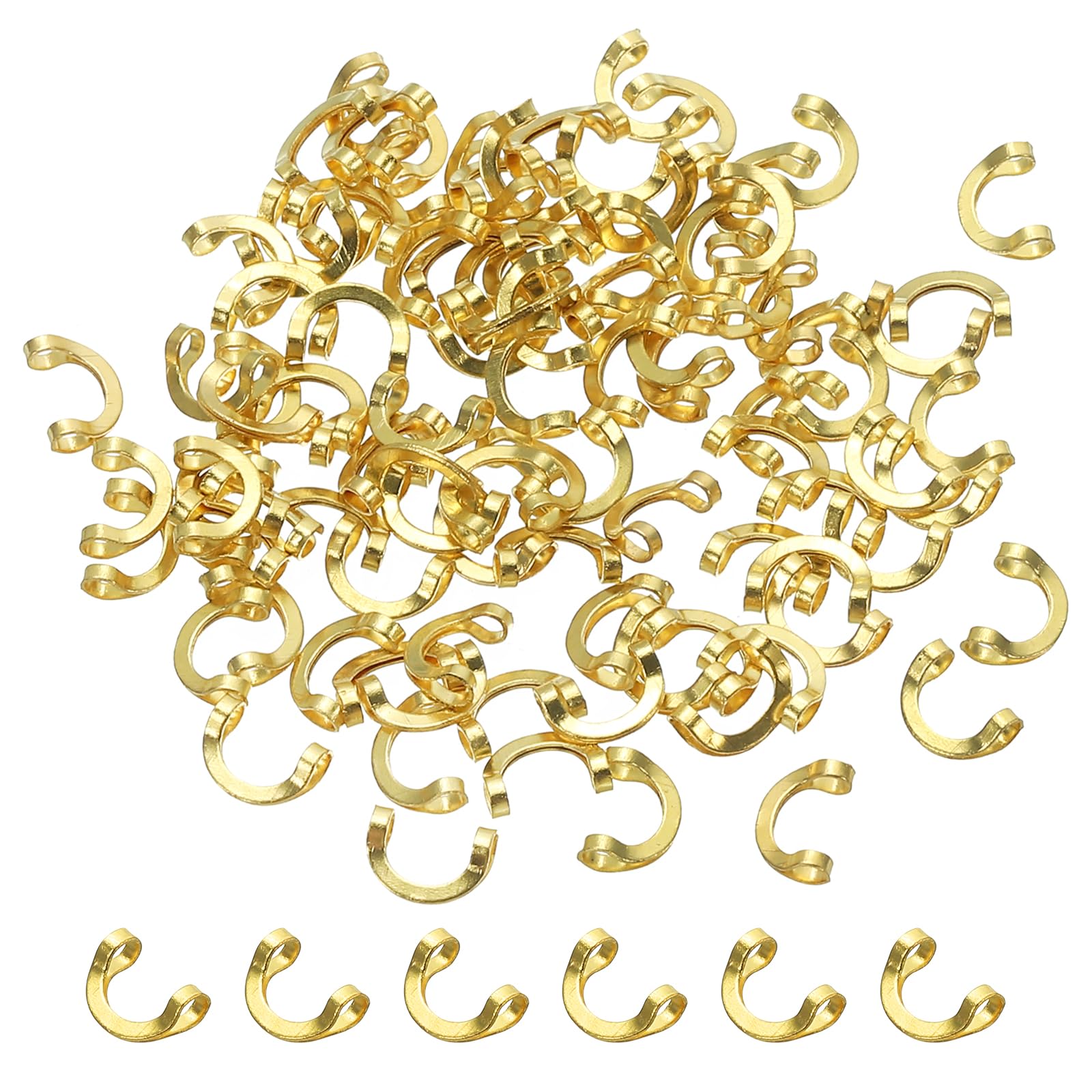 PATIKIL fishing clevis 6mm gold-tone for quick lure connection.