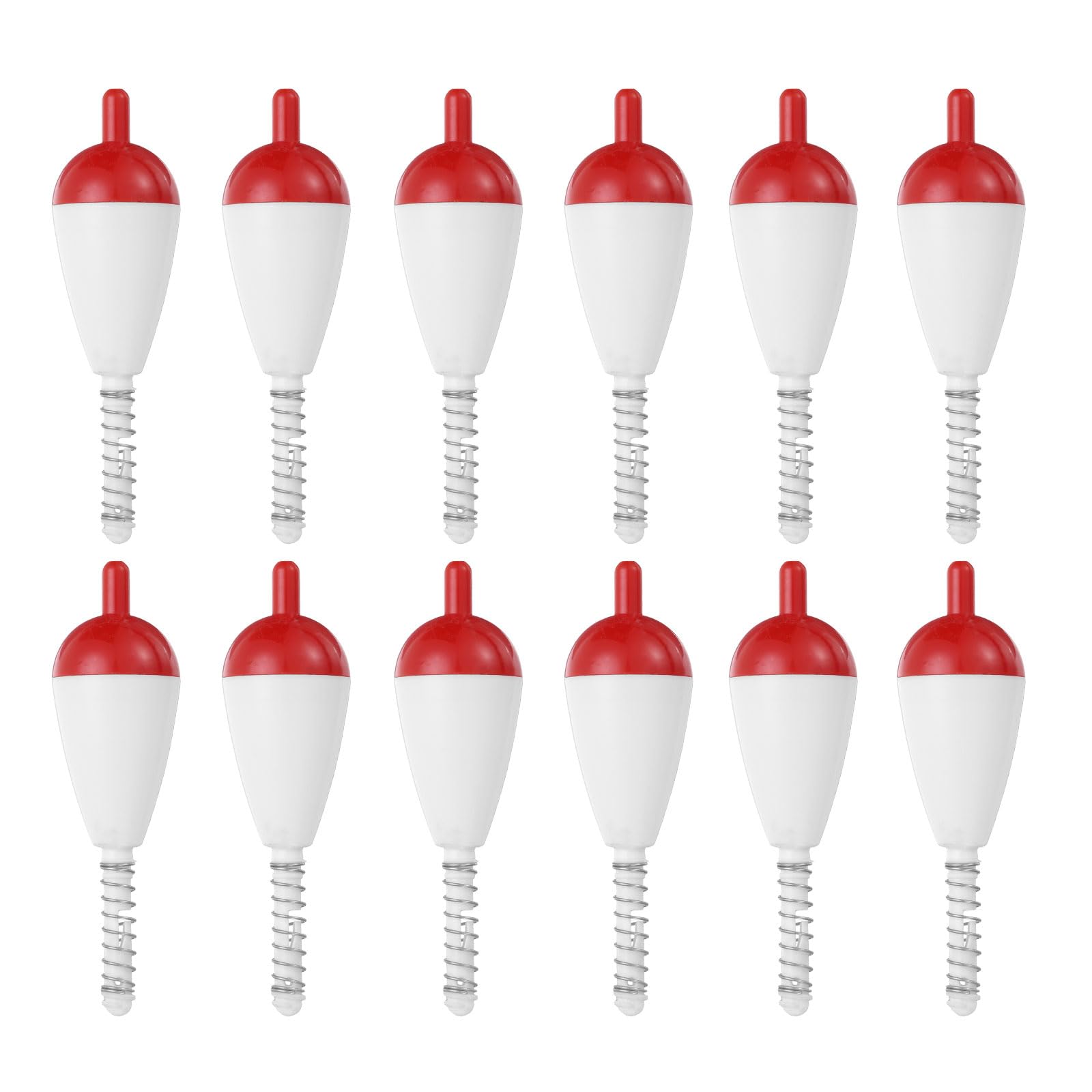 PATIKIL fishing float bobber red 15-pack improves bait depth and bite visibility.