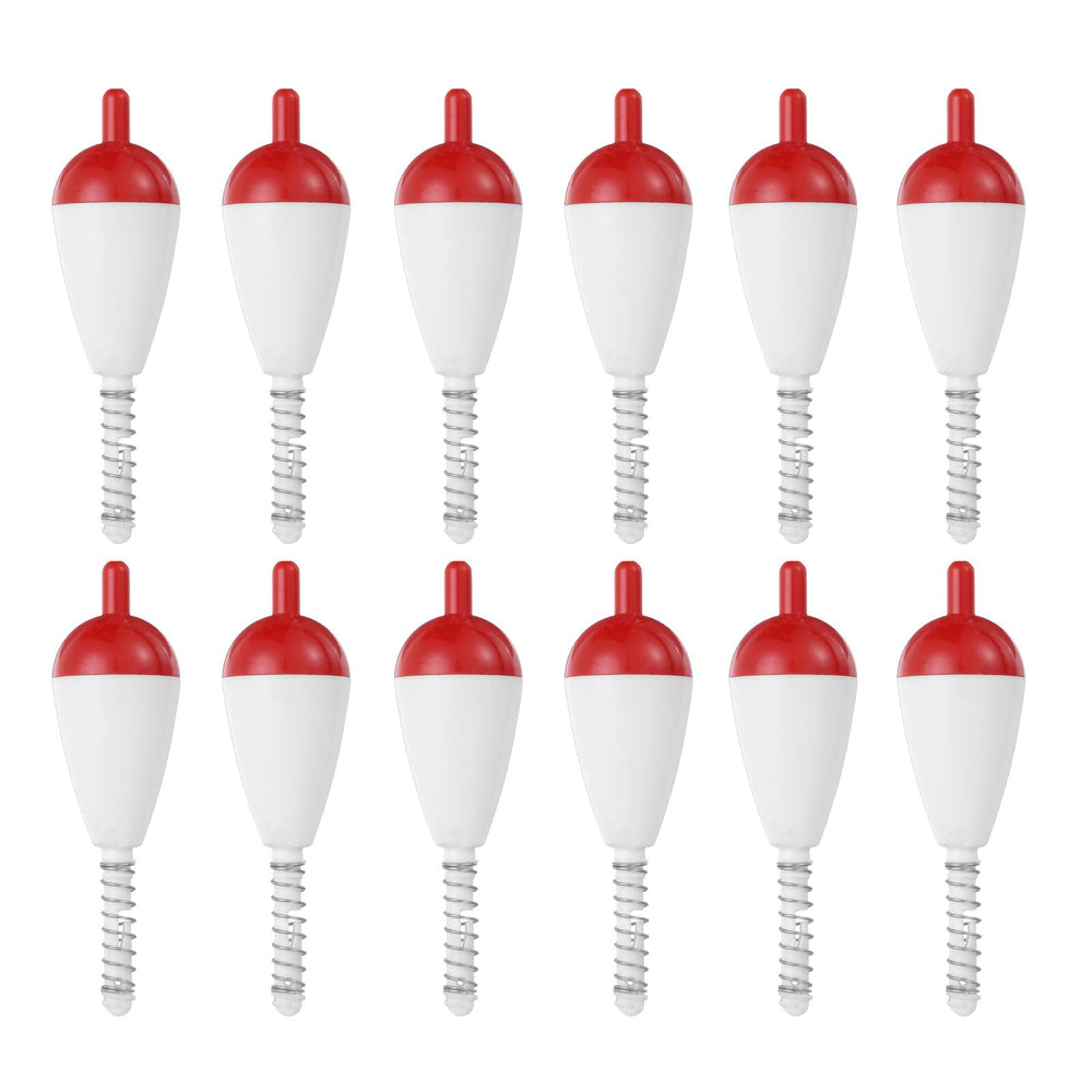 PATIKIL fishing float bobber red 15-pack improves bait depth and bite visibility.